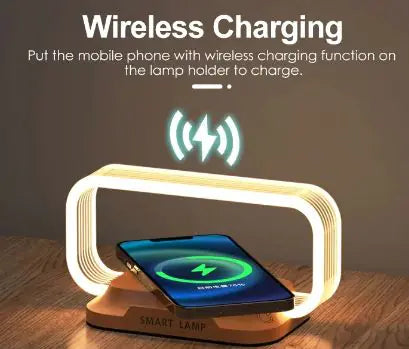 Homsy™ “Lunaris” LED Wireless Charging Lamp