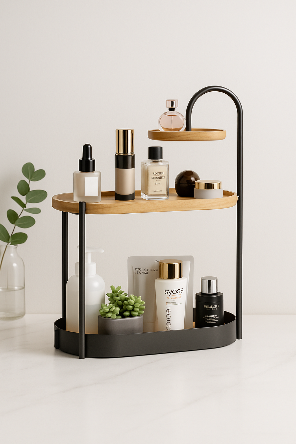 Homsy™ “Elevare” 3-Tier Bathroom & Vanity Organizer