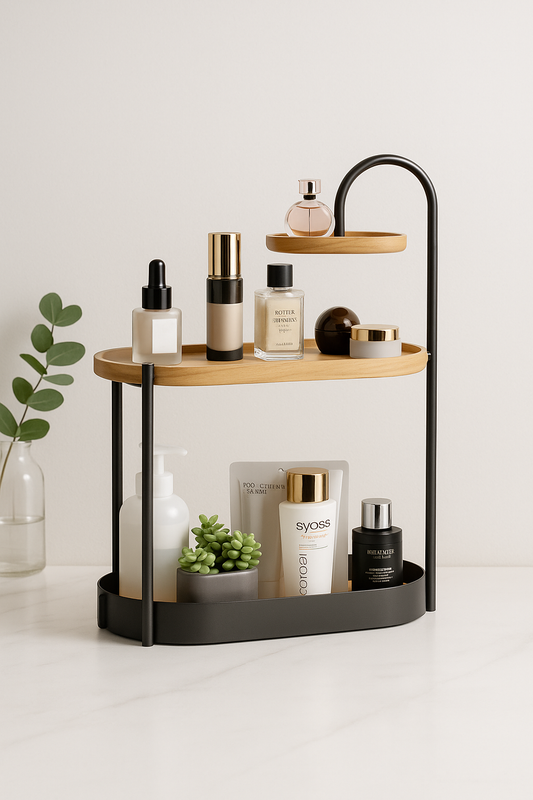 Homsy™ “Elevare” 3-Tier Bathroom & Vanity Organizer