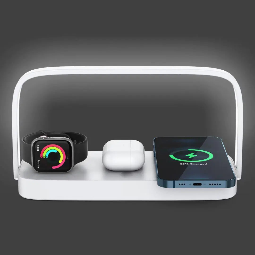 Homsy™ “Eclipse” 3-in-1 Wireless Charging Lamp