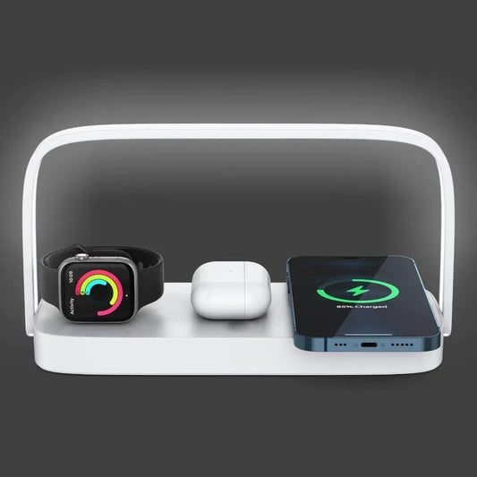 Homsy™ “Eclipse” 3-in-1 Wireless Charging Lamp