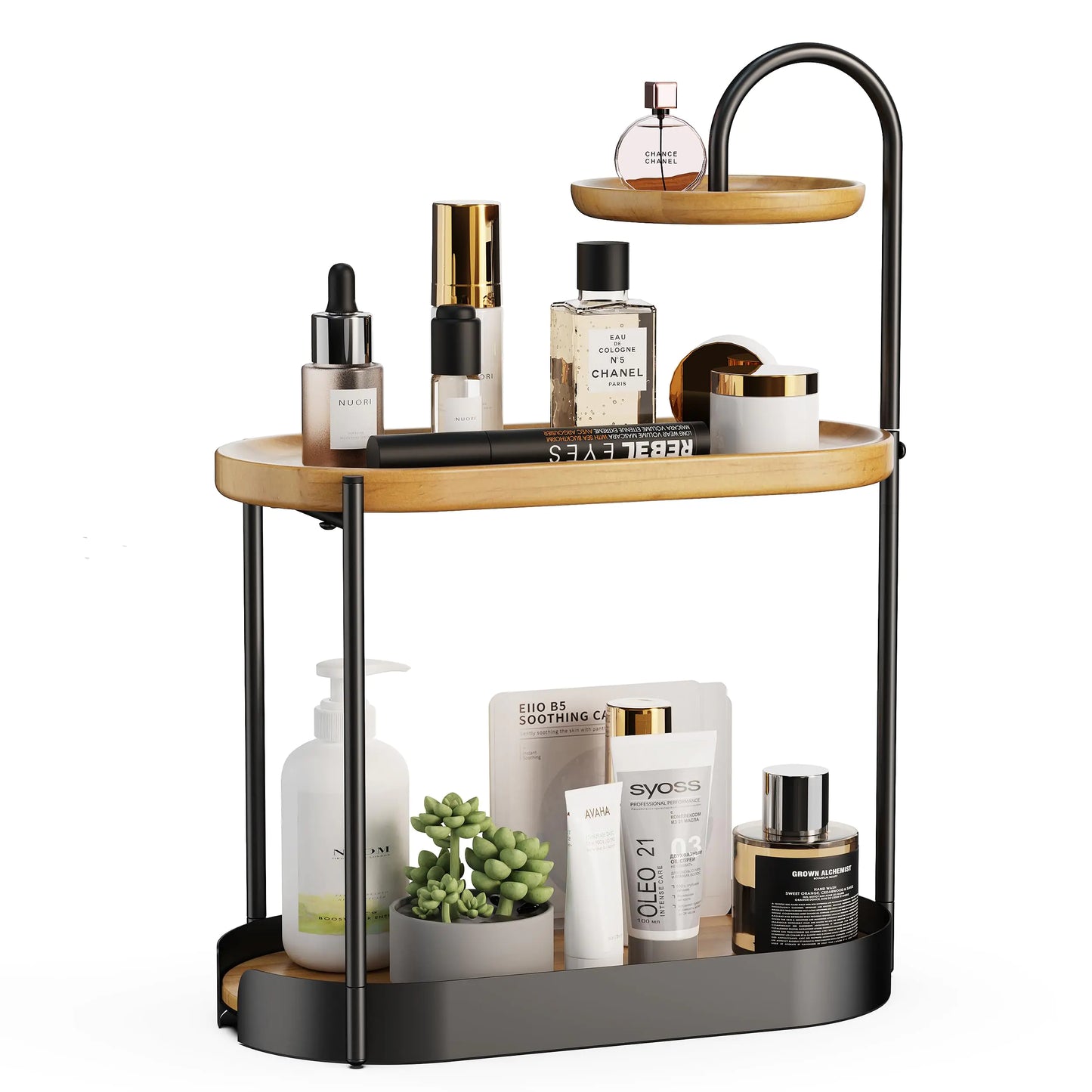 Homsy™ “Elevare” 3-Tier Bathroom & Vanity Organizer