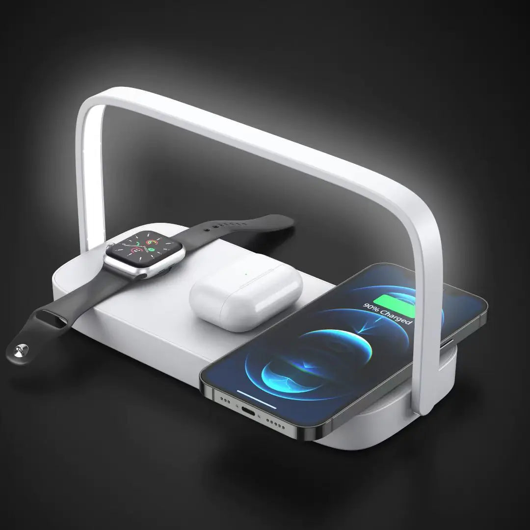 Homsy™ “Eclipse” 3-in-1 Wireless Charging Lamp